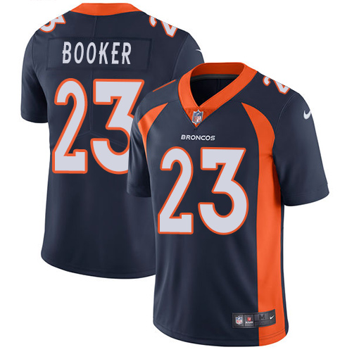 Nike Broncos #23 Devontae Booker Navy Blue Alternate Men's Stitched NFL Vapor Untouchable Limited Jersey